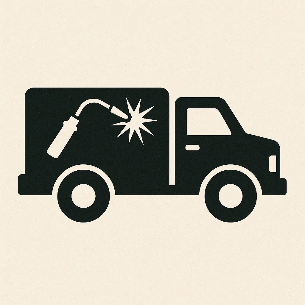 mobile welding truck icon in Pittsburgh